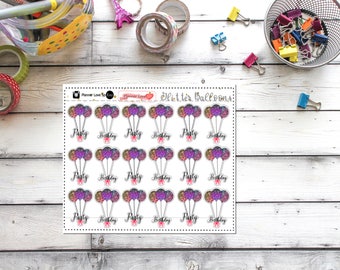 Birthday and Party Ballons Glitter