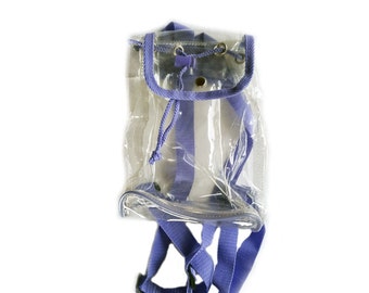 90s Transparent PVC Mini Backpack