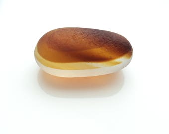 Collectors Seaglass - Amber Multi - Feb1803 - from Seaham beach, UK