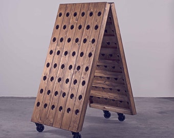 Wine rack mobile | Industrial style