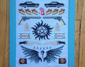 Supernatural Sampler Cross Stitch