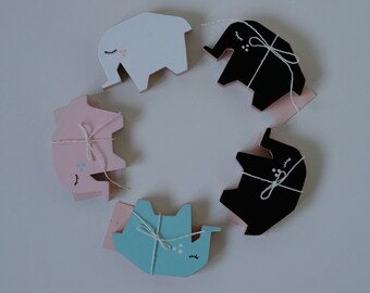 Elephant VIIRA woodland nursery decor