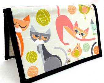 Knitting Crochet Pattern Holder - Pattern Wallet Chart Keeper - Yarn Kitty