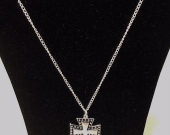 Celtic cross pendant necklace
