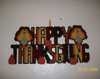 Happy Thanksgiving wall sign