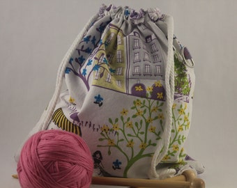 Simple Sac Drawstring Project Bag