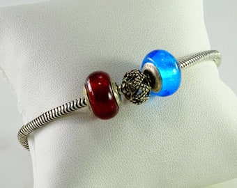 Milor Italy Sterling Bracelet 7 3/4"