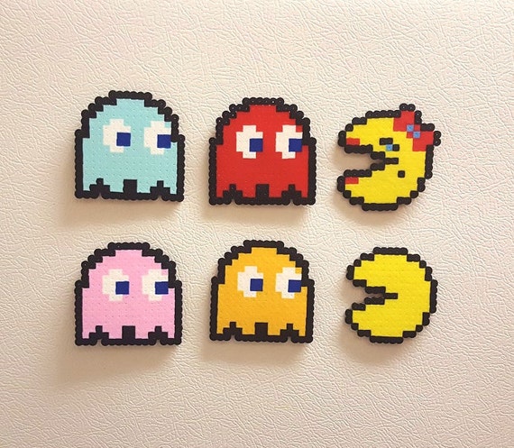 Pac Man Perler Beads Pac-Man Pixel Art Hama Beads PacMan