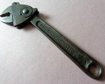 Vintage Larc O Matic Crescent Wrench 10 inch, Chicago, O H Tools, USA, Hedstrom Industries
