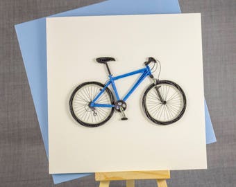 3D Handmade Card Quilling Card Quilled Bike Birthday Card Paper Quilling