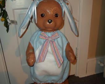 Concrete Bear Clothes ---Blue Lop Ear Bunny