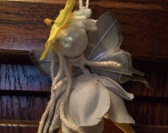 Flower fairy springtime butterfly