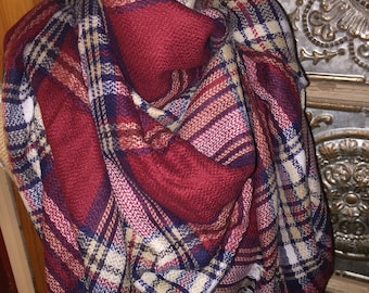 Monogrammed Blanket Scarf! FREE Monogram!!!!