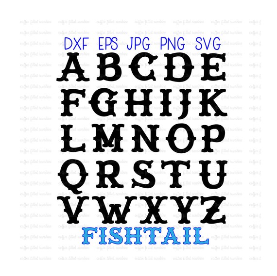 fishtail carnival alphabet fishtail letters carnival