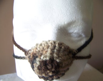 Brown Camo Nose Warmer