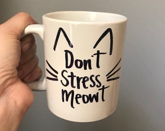 Hand-painted sharpie mug
