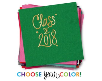 Graduation Napkins | Choose YOUR Color!