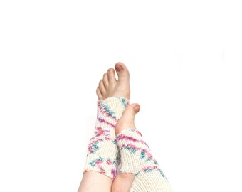 Knitted yoga socks, wool socks for yoga, knit dance socks