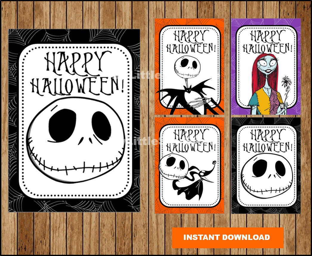 Nightmare Before Christmas Printable Gift Tags Printable Word Searches