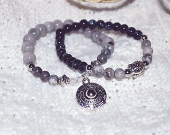 Duo of Buddha bracelets