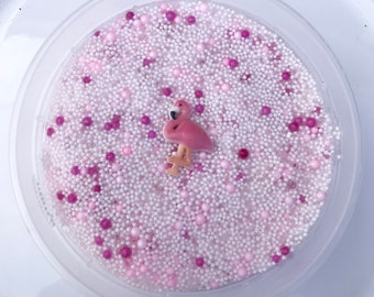 Free Shipping - Tropical Flamingo Microfloam Slime