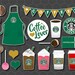 Coffee Planner Stickers, Starbucks Stickers, Coffee Stickers, Coffee Lover Stickers, Coffee Cup Stickers, Frappuccino Sticker, Food - FDD001