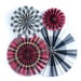 Plaid Pinwheel Decorations