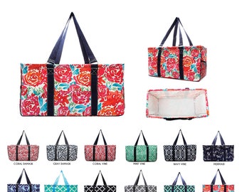 All Purpose Pocket Utility Tote/ Utility tote / Large tote/ Beach Bag