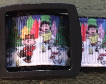 5/8" Cat * Kitty collar * Snoopy Christmas * * Adjustable Buckle Collar