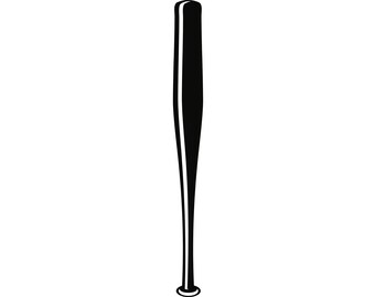 Baseball Bat #3 Wood Aluminum Stick Ball Sports League Equipment Team Game Field Logo .SVG .EPS .PNG Clipart Vector Cricut Cut Cutting File