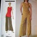 Vogue V1452 Sandra Betzina Today's Fit Gathered Top and Wide Legged Pants One Size UNCUT 1452