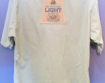 Men's Schlitz Light Button-down Beer Shirt Size XL