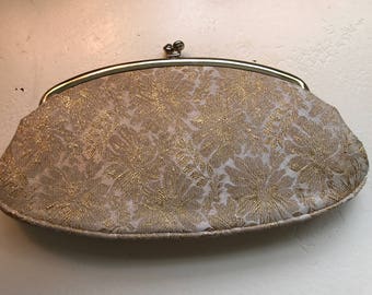 80's Vintage Avon Gold Clutch