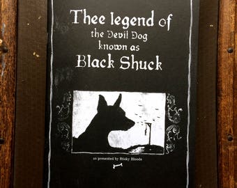 Thee Legend of Black Shuck - zine - self published - indie press - folk horror