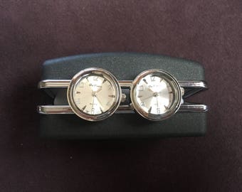 Da Vanci Silver Watch Cuff Links 1428