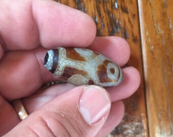 Vintage Antique Dzi Bead