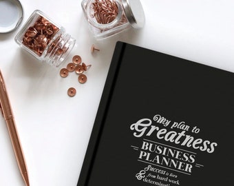 My Plan to Greatness: Business Planner (Black)