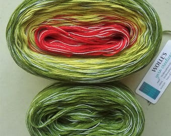 Kit -- MARTINI MEDLEY -- Sport Weight -- Color Changing Cotton yarn (150 gr /480 yards)