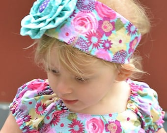 New! Ella Rose Headband and Brooch 6-12m through Adult PDF Sewing Pattern