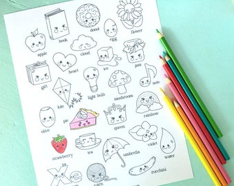 Shopkins para colorear Etsy