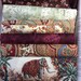 Bombay Quilt Kit Mumbai India Culture Inspired Quilt Kit Elephants Maroon