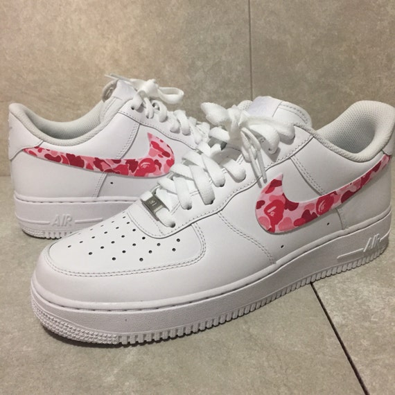 force customize air your ones Camo 1 Low Nike Bape Air Force Pink Custom