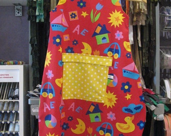 mixed Babygro red face and a yellow face with polka dots
