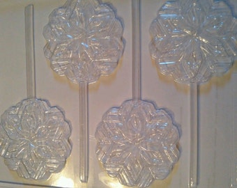 Snowflake Chocolate Lollipop Mold