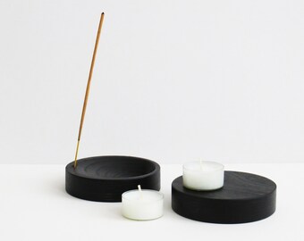 Incense holder BLACK ply wood