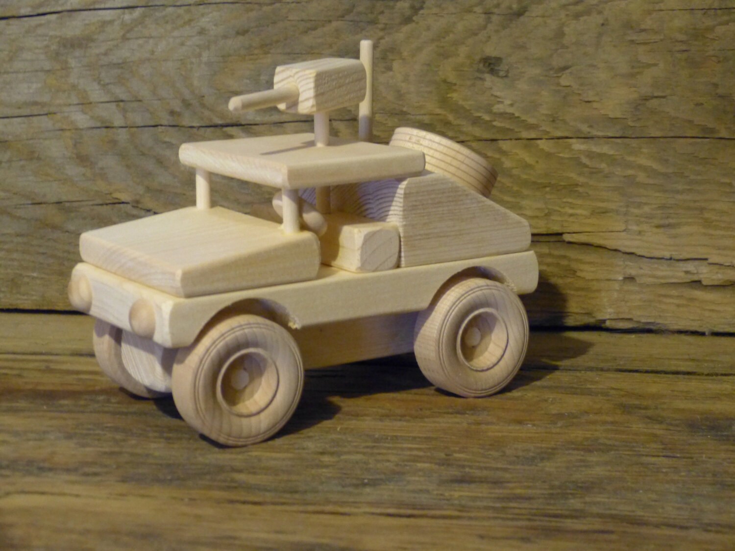 Handmade Wood Toy Humvee Hummer Truck Wooden Toys Jeep