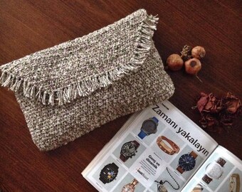 A crochet bag|100% handmade bag|Knit handbag|Pouch|Women bag|Portfolio