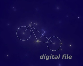 Constellation "Bike", digital file JPG, PNG