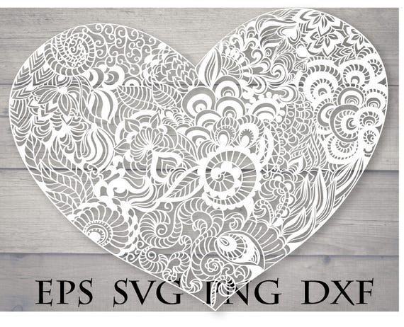 Free Free 156 Heart Mandala Cricut SVG PNG EPS DXF File