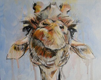 Giraffe illustration 1, 2016 (Print)